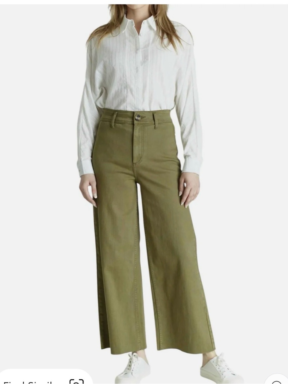 Oat New York Olive Wide-Leg Jeans - Picture 4 of 4